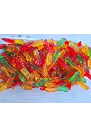 Fiorebella Aromalı Yumuşak Şeker Solucan Jelibon 900 Gr