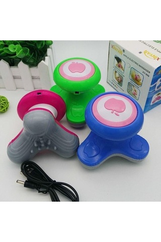 Soulader Usb Şarjlı Seyahat Masaj Aleti Taşınabilir Mini Fizyoterapi Cihazı Boyun Sırt Kol Renkli