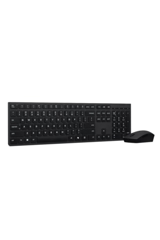 Lenovo 4x31r64349 Profesyonel Şarj Edilebilir, Bluetooth + Kablosuz Mini Alıcı Klavye Ve Mouse Seti - Türkçe Q 179 Al Optik