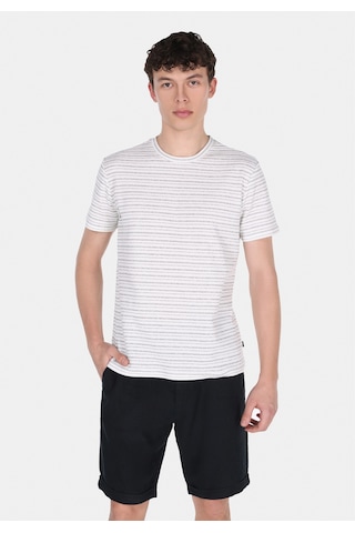 Colin's Colins Regular Fit Yuvarlak Yaka Çizgili Erkek Siyah Kısa Kol Tişört Cl1074210 Q1.v2 Bks Black Stripe