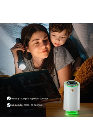 Geeroyoo Usb Şarjlı Bebek Dostu Sivrisinek Kovucu Lamba - 20-30 M² Etkili, Hızlı Şarj, Uzun Ömürlü