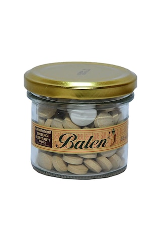 Balen Kırmızı Kore Ginsengi Ekstraktı Tahta Kutulu 600mg X 120 Tablet X 4 Kutu