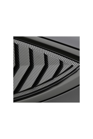 Red Lion Parts Tesla Model Y Juniper 2025+ Uyumlu Arka Kelebek Camı Panjuru Mat Karbon Fiber Görünüm