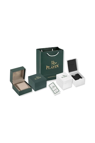 Platin Pierre Sa-pl-1309la-b1 Çelik Kordon Kadın Kol Saati Altın