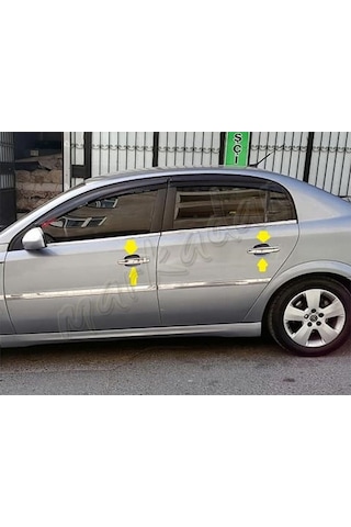 Db Chrome Opel Vectra C Kapı Kolu Nikelajı 2002-2009 4 Kapı P.Çel