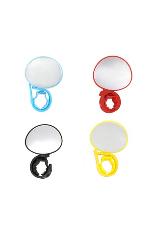 Yaleker Abs Malzeme Bisiklet Arka Görünümlü Ayna, 20-35mm Boru Uyumlu, Kaydırmalı Kemer Kolu, Sarı