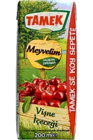 Tamek Meyvelim Vişne İçeceği 200 Ml X 27 Adet