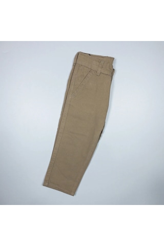 Momikon Erkek Çocuk Gabardin Pantolon Krem
