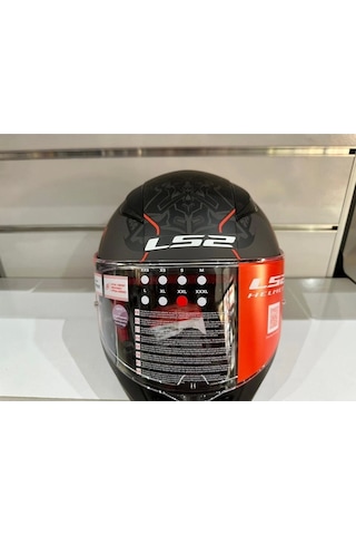 Ls2 Rapid Takaroa Kask Kırmızı Mat Siyah