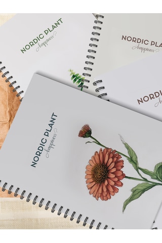 4'lü Spiralli Okul Defteri 60 Yaprak 4'lü Set - A5 Boy Kareli 15