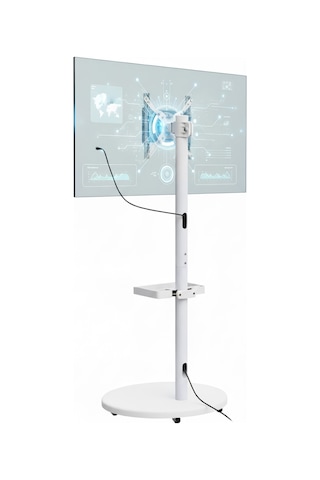 Npo Std3822twe 17"- 43" Vesa Tekerlekli Dikey/yatay Dönebilen Mobil Monitör/tv Standı