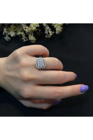 Stela Fashıon Baget Gümüş Yüzük