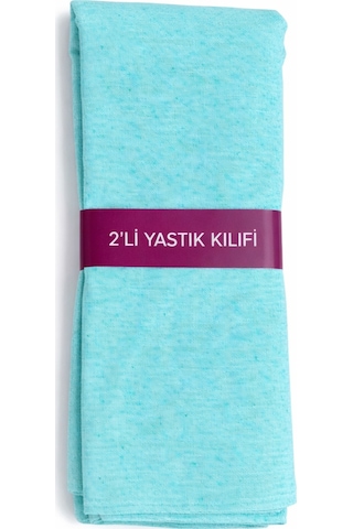 4'lü Pamuklu 50x70 Yastık Kılıfı Turkuaz