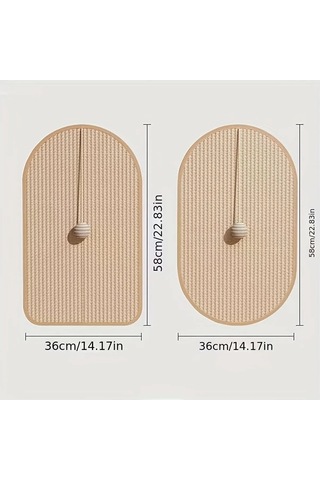 Honeybeeshop 36x58 Sisal Kedi Tirmalama Pedi Dayanikli Koltuk Guvenli Oyuncakli Kedi Tirma Tahtasi House Type With Hanging Ball