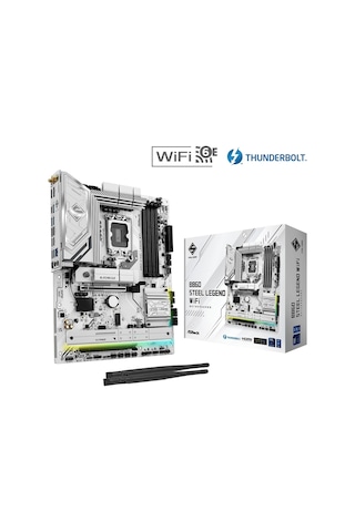 Asrock B860 Steel Legend Wifi Lga1851 Ddr5 8666mhz+ Oc Atx Aaaa11asr0031