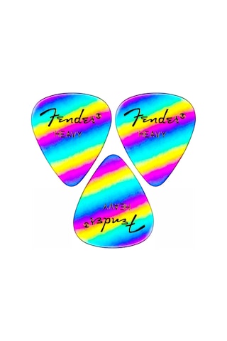 Fender 351 Heavy Rainbow 3 Adet Gitar Penası Count