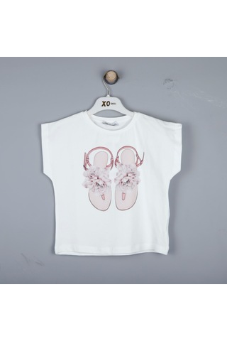 Xo Kids P-003359 Bes 9490 Kız Bluz 6-14 Yaş Ekru