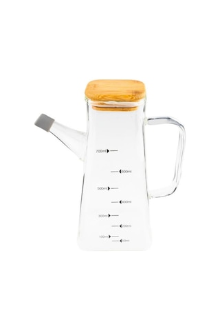 Bambum Rafa - Bambu Kapaklı Yağdanlık 750ml Bambu