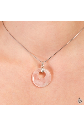 Pembe Kuvars Kolye Ucu (89787459)