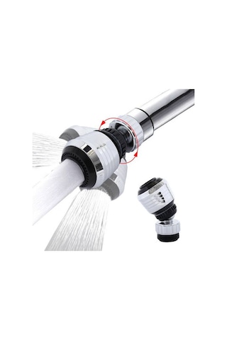 Yayke Tasarruflu Fonksiyonlu Musluk Başlığı Yağmurlama Duş Perlatörlü