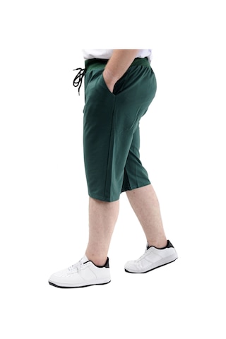 Mode Xl Büyük Beden Erkek Kapri Straight Basic 20500 Nefti Yeşil