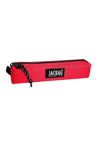 Jacbag Prizma Jac Tek Bölmeli Mercan Pembe Kız Çocuk Kalemlik Çok Renkli