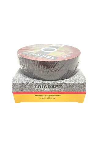 Tricraft Inox Metal Kesici Taş 115x1.0x22 MM 25'li Set Paket