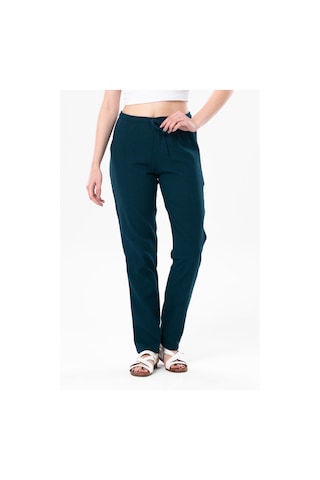 Eliş Şile Bezi Şile Bezi Çift Cepli Unisex Yazlık Pantolon Petrol Ptrl-petrol Petrol