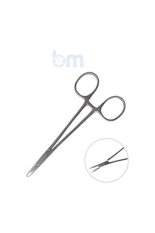 Küçük Sütür İğne Tutucu 4.7inç Gri 12.7cm Eğitim Aleti