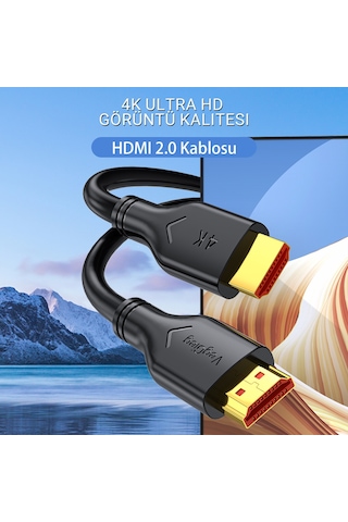 Veggieg V-h108 18gbps Hdr 4k 60hz 3d Hdmı 2.0 Kablo 3 Metre