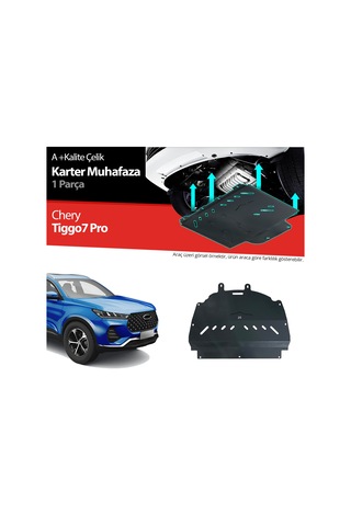 Chery Tiggo 7 Pro Çelik Karter Muhafaza Koruma 2022 2023 2024 2025