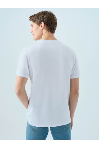 Loft Regular Fit Beyaz Erkek T-shirt Lf2038687 Beyaz