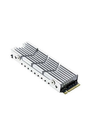 M.2 Ssd 2280 Ps5 Hızlı Soğutma İçin Soğutucu M2 2280 Nvme Katı Hal Sürücüsü Sabit Disk Alüminyum Soğutucu Radyatör Pc Aksesuarları Gümüş