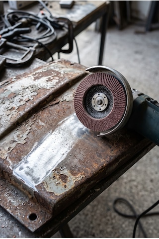 115 Mm Flap Zımpara Diski 120 Kum 3 Adet Açılı Metal Taşlama Ucu