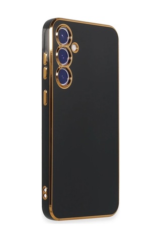 Samsung Galaxy Uyumlu. S23 Fe Kılıf Volet Silikon - Siyah