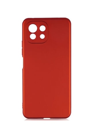 Xiaomi Mi 11 Lite Kılıf Esnek Yapılı İnce Slim Silikon Kapak Ryc/premier Kirmizi