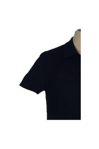 Cengiz İnler Desenli Merserize Polo Yaka Erkek Triko T-shirt 001
