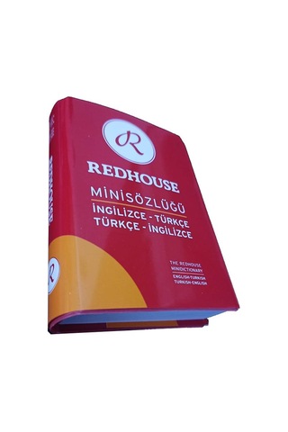 Redhouse Türkçe İngilizce Sözlüğü Mini Turuncu 516 Sayfa 1 Adet 30.000 Kelime Hazneli Red House İngilizce Sözlük Mini Boy Cep