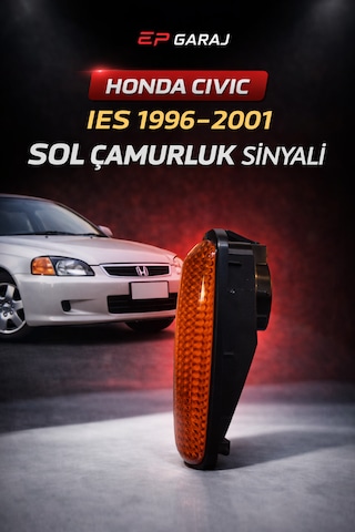 Honda Cıvıc İes 1996 2001 Model Uyumlu Turuncu Sol Çamurluk Sinyali 0