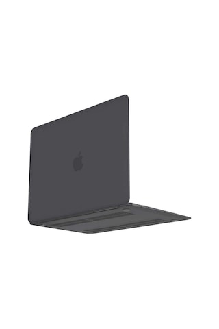 Apple Uyumlu MacBook Pro 13 2021 Apple Uyumlu MacBook Buzlu Kapak - Füme