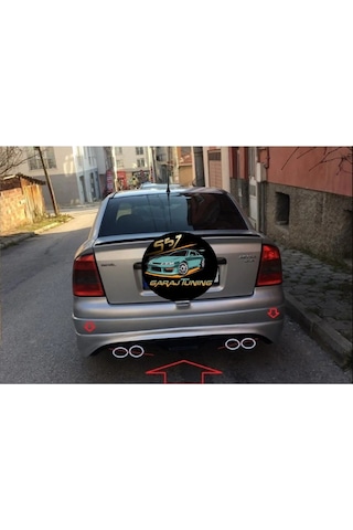 Opel Astra G Hb Custom Arka Tampon Eki Fiberglass Boyasız