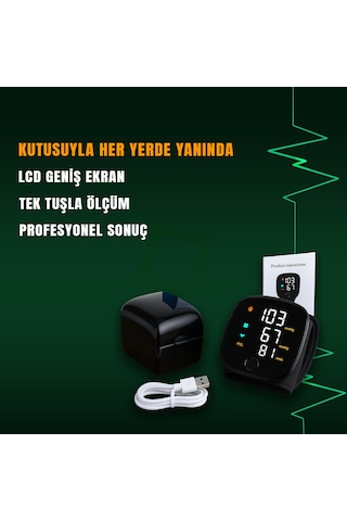 Mayf Türkçe Konuşan Bilekten Ölçer Tam Otomatik Tansiyon Aleti