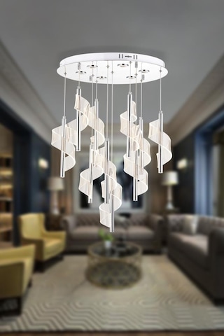 Eray Aydınlatma P7077-10 10Lu Krom Sarkıt Led Avize