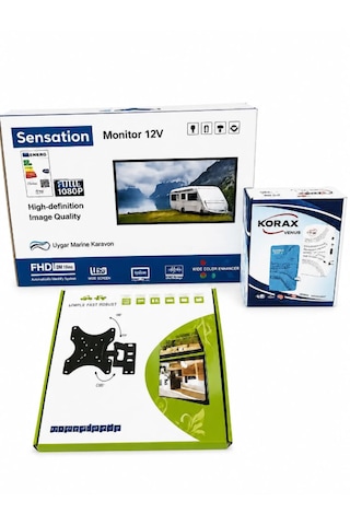 Sensation 19 İnç 12v Karavan Ve Tekne Televizyonu Monitör-askı Aparatı