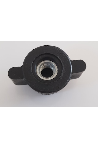 Kelebek Somun Metrik 6 5'li Paket Siyah