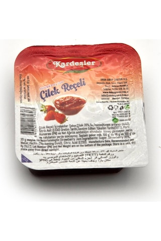 Kardeşler Şekerleme Piknik Kahvaltılık Çilek Reçeli 112 x 20 G
