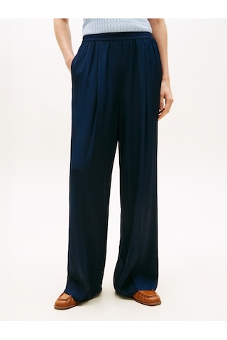 Tommy Hilfiger Vıscose Twıll Pull On Loose Str Kadın Mavi Pantolon - Ww0ww48996