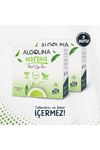 Algolina Matcha Çayı Saşe 2 x 30'lu