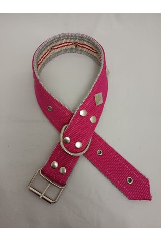 Kozaklı 10463 Süslü Köpek Tasması Pembe 70 x 4 CM