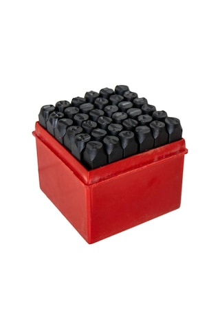Partner Pt03045 Çelik Harf Rakam Zımba Takımı 8 Mm 36 Parça